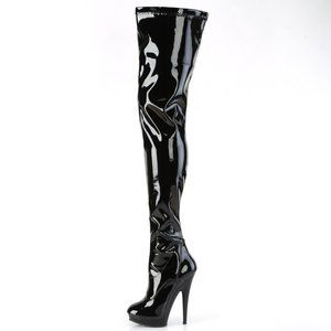 Platform Patent Leather Thigh High Boots